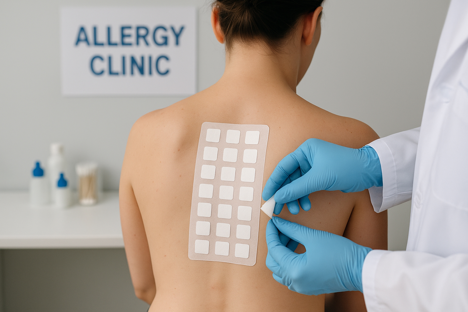 Clinical dermatological patch testing equipment and methods used in medical settings