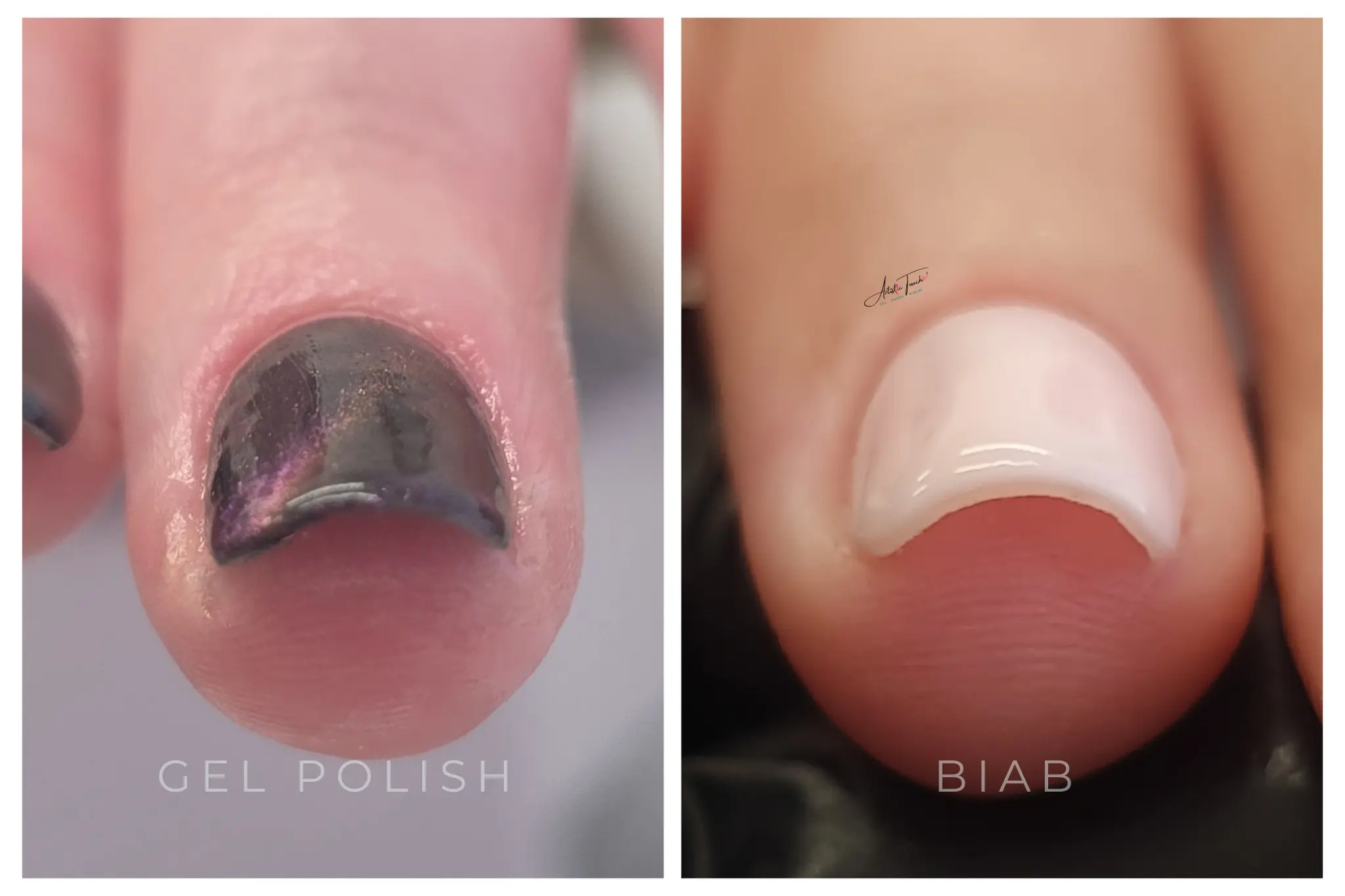 BIAB thickness versus gel polish thickness showing structural difference and apex potential