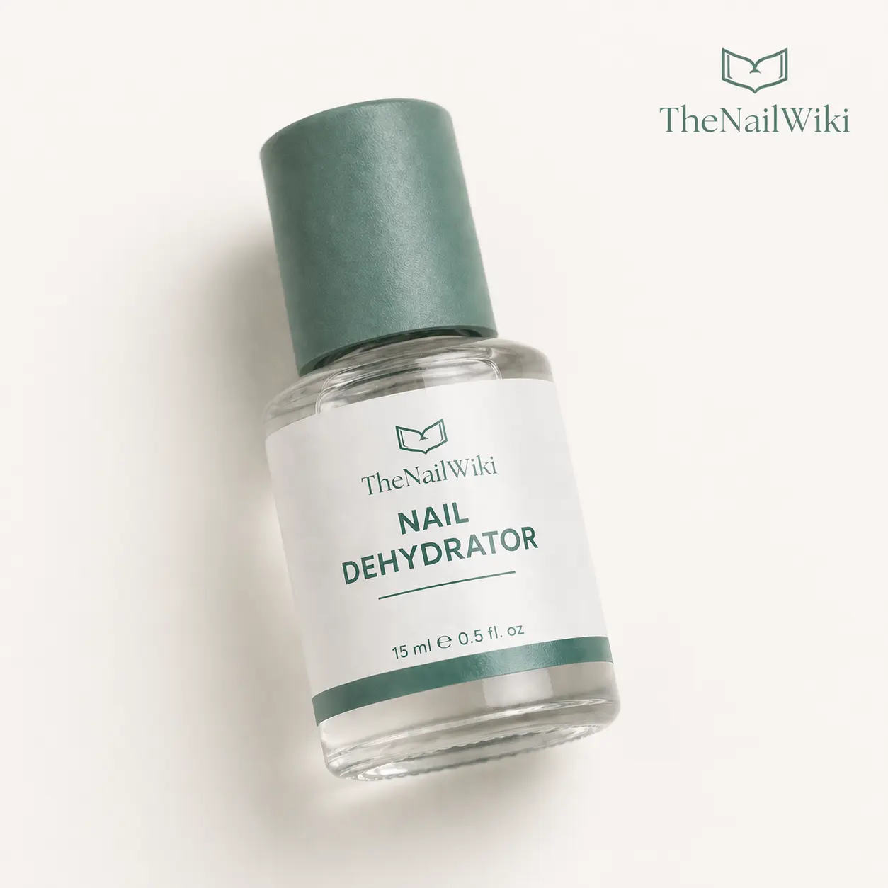 Professional nail dehydrator bottle — used as the final preparation step before product application on the nail plate